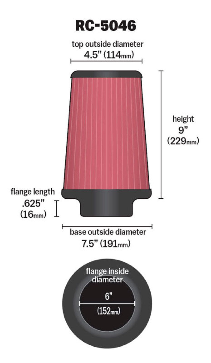 KN Universal Air Filter