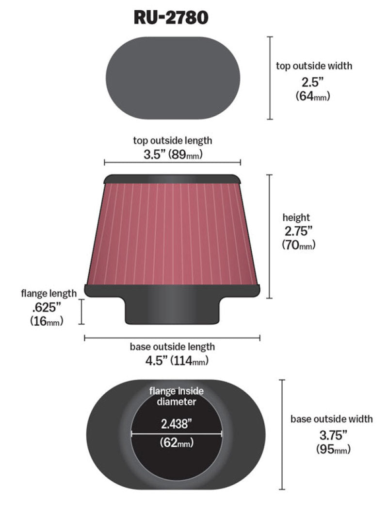 KN Universal Air Filter