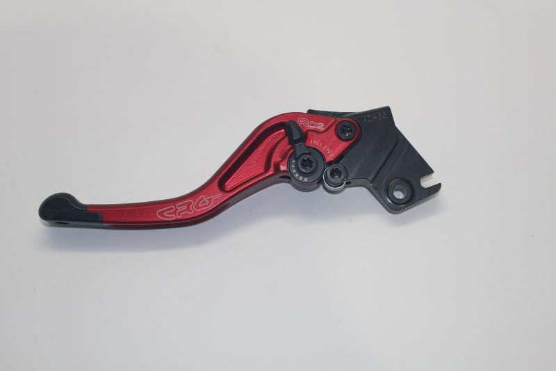 CRG Constructors Hayabusa RC2 Clutch Lever - Short Red for 1998-2008 Suzuki GSXR1000/GSXR1300 2AN-612-H-R