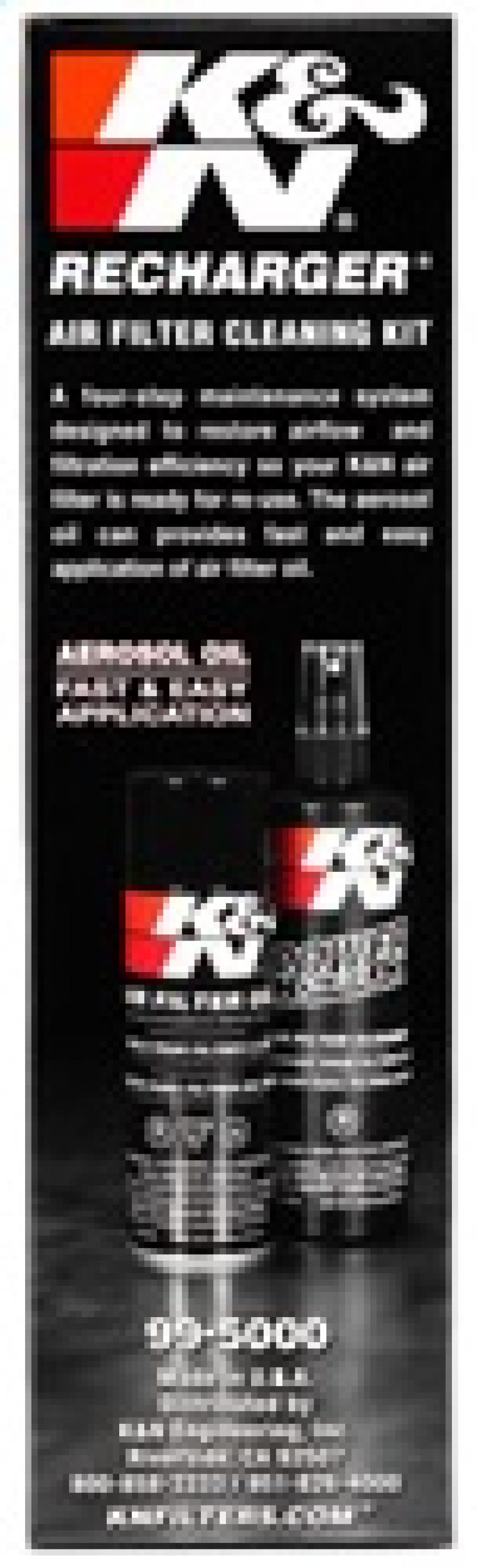 KN Filter Recharge Kit Aerosol