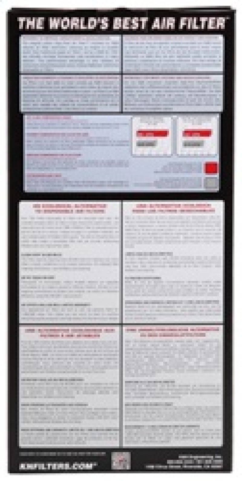 KN Drop in Air Filters