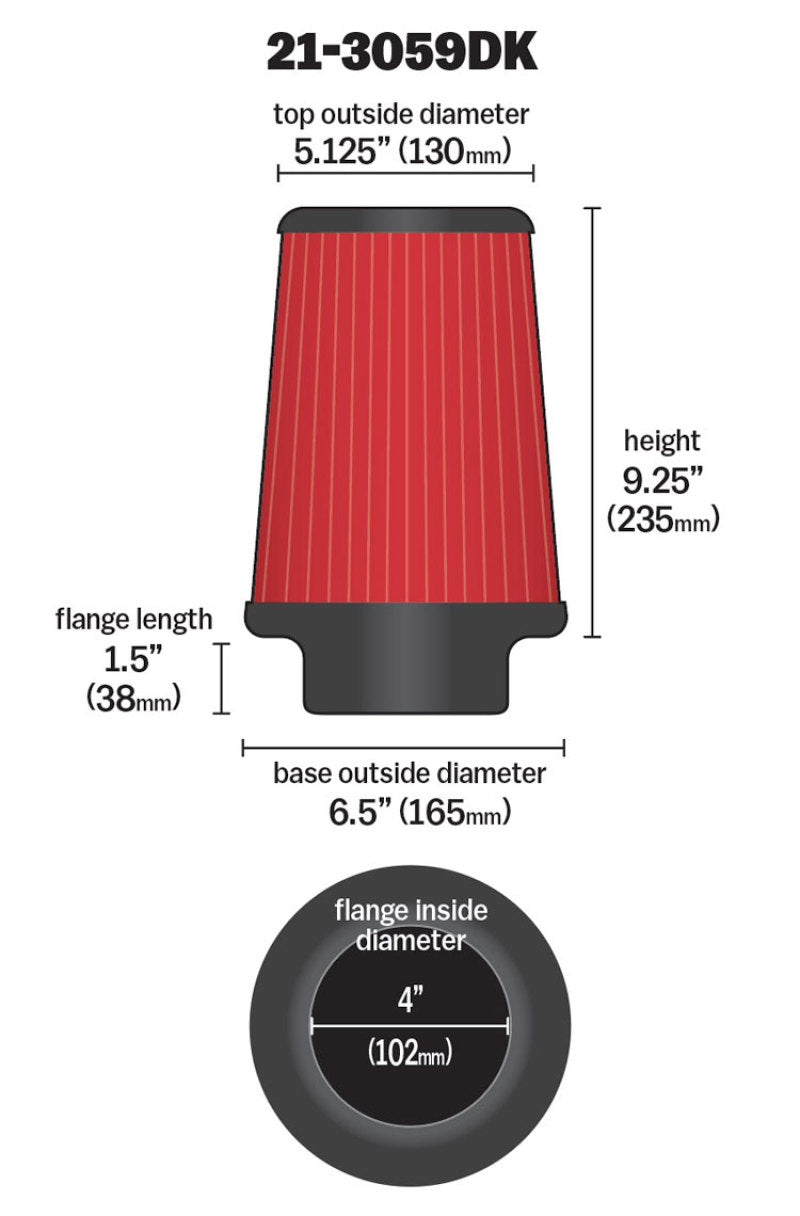 AEM IND Universal Air Filter