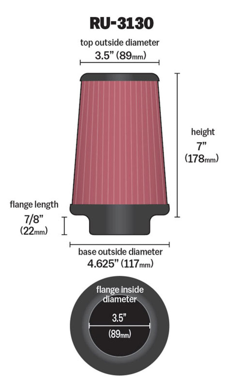 KN Universal Air Filter