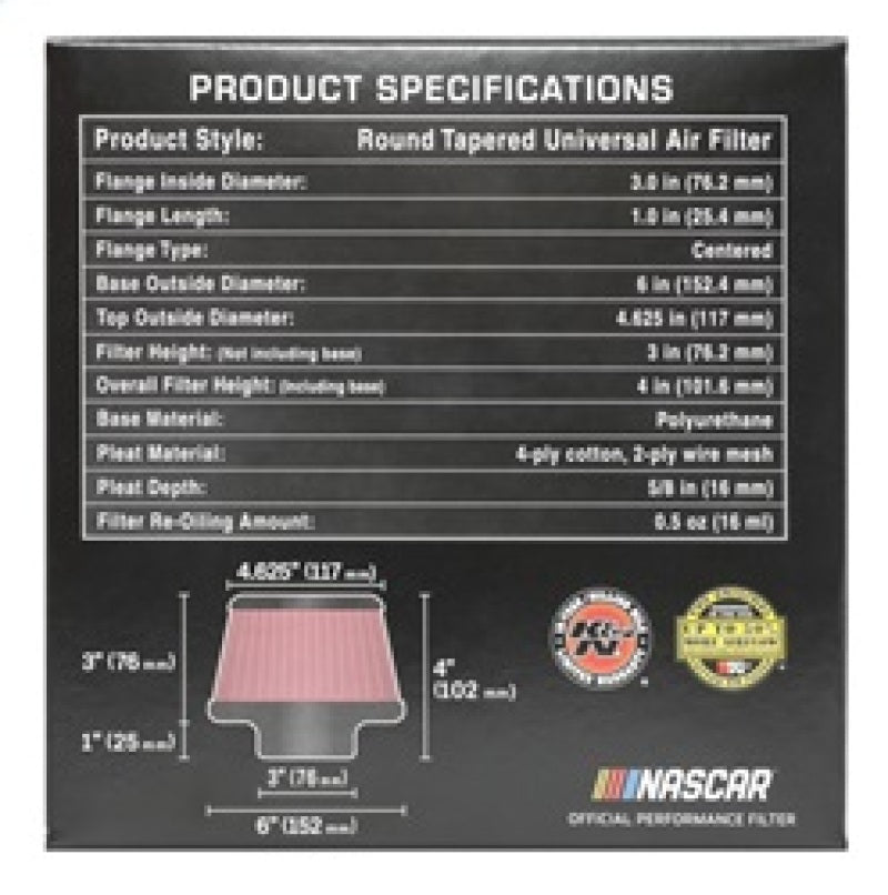 KN Universal Air Filter