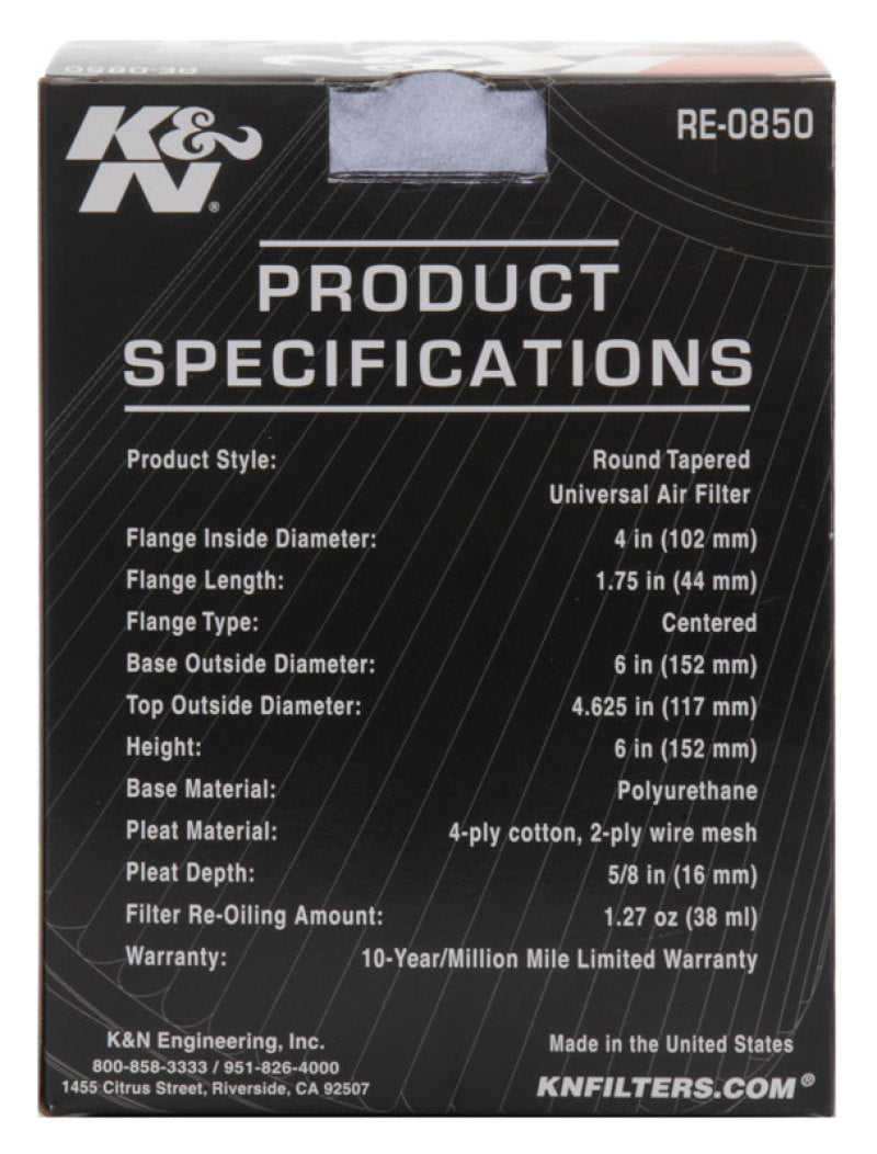 KN Universal Air Filter