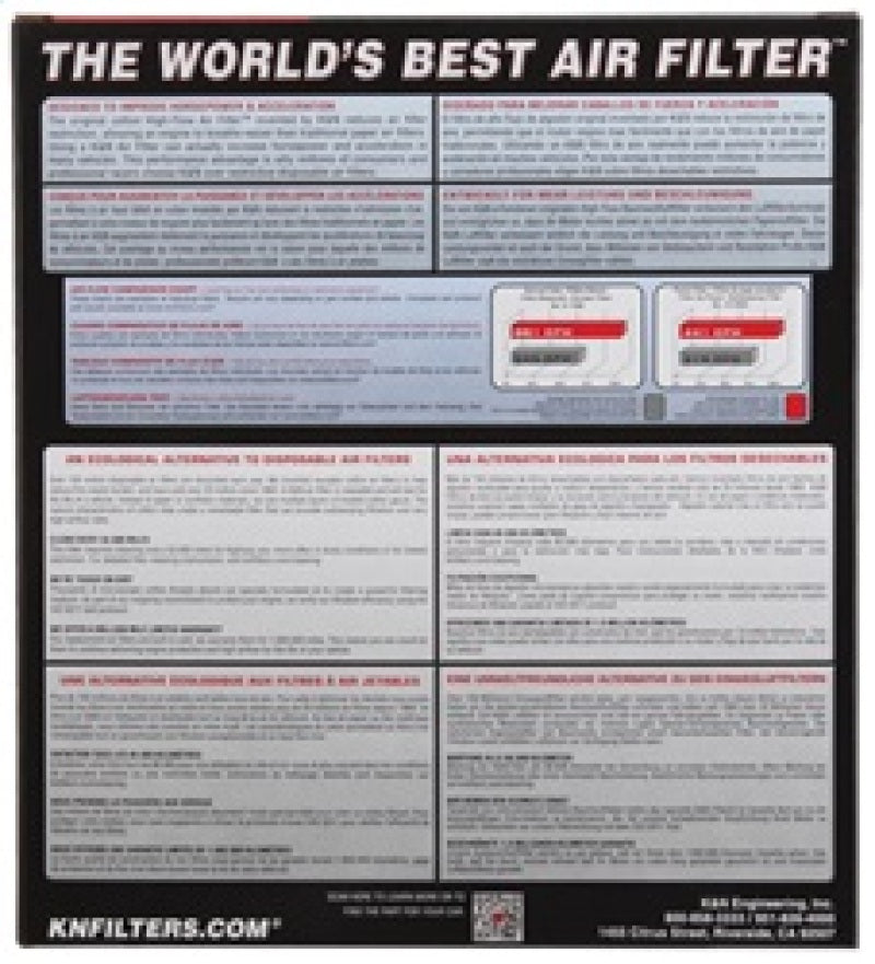 KN Drop in Air Filters