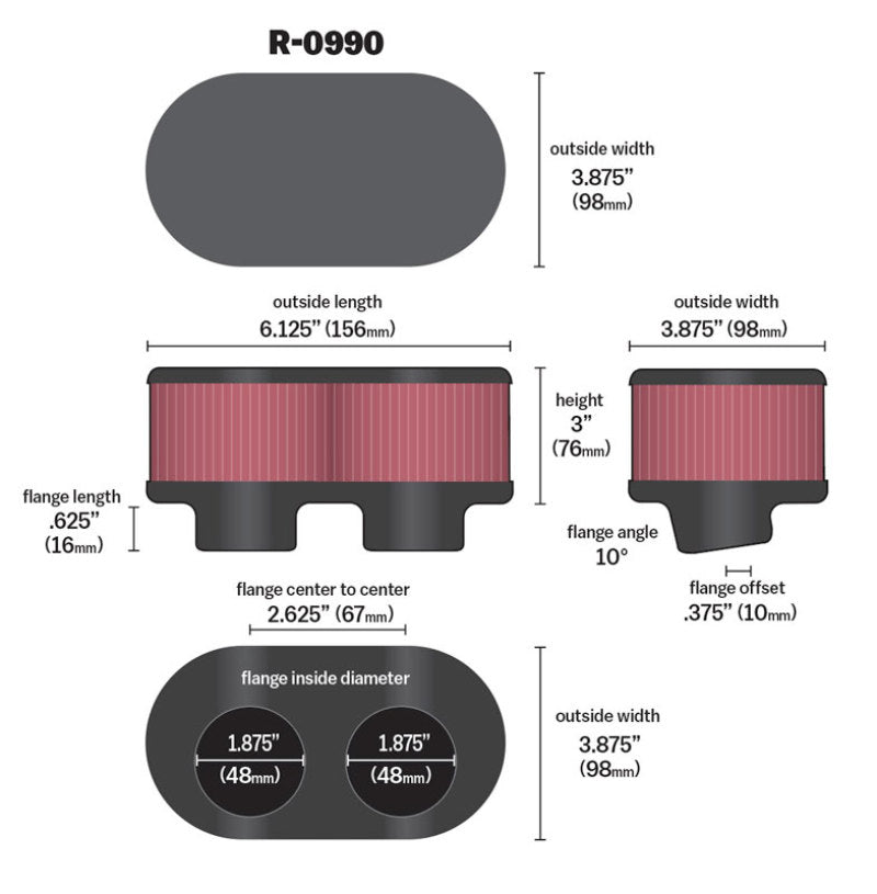 KN Universal Air Filter