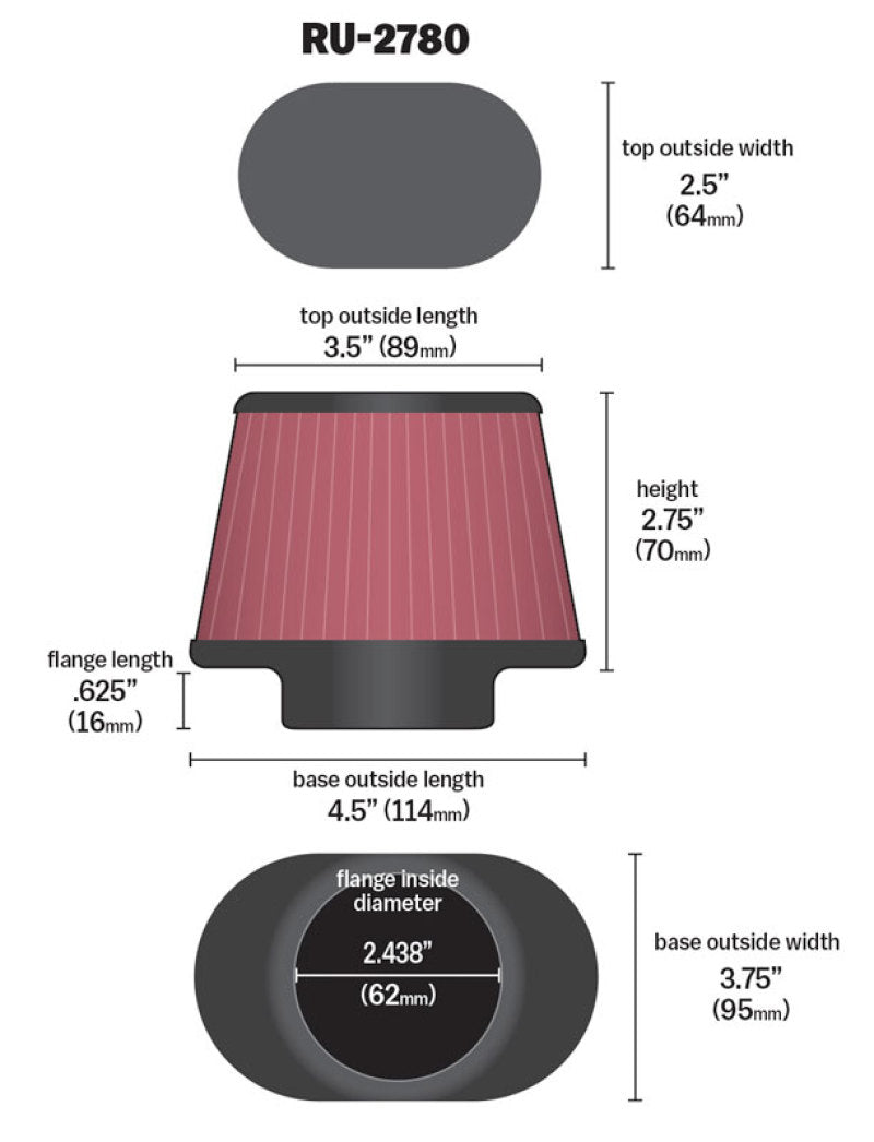 KN Universal Air Filter